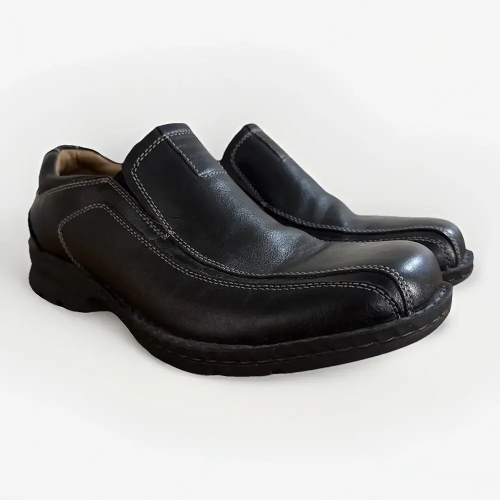 Dockers Men’s 10 Pro Style Slip on Black Loafers Business Casual Dress Shoe